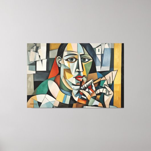 ABSTR_25-083 Abstracte kunst Canvas Print (Voorkant)