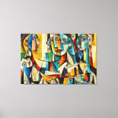 ABSTR_25-084 Abstracte kunst Canvas Print (Voorkant)