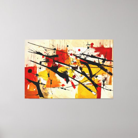 ABSTR_25-086 Abstracte kunst Canvas Print (Voorkant)