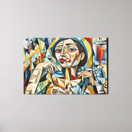 ABSTR_25-095 Abstracte kunst Canvas Print (Voorkant)