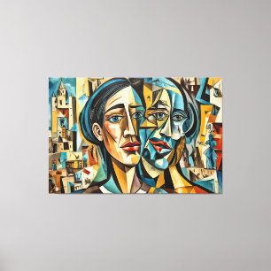 ABSTR_25-097 Abstracte kunst Canvas Print