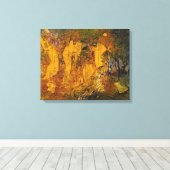 Abstraccion 1 canvas afdruk (Insitu (Houten vloer))