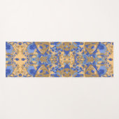 Abstrack Blue Yellow Exclusive Pattern Yogamat (Voorkant (horizontaal))