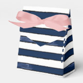 Abstrack navy Stripes Naadloos Bedankdoosjes (Voorkant Zijde)