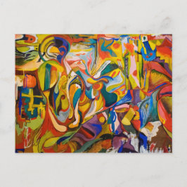 abstraCodAction-Briefkaart Briefkaart