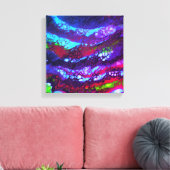Abstract223 Canvas Afdruk (Insitu (Woonkamer))