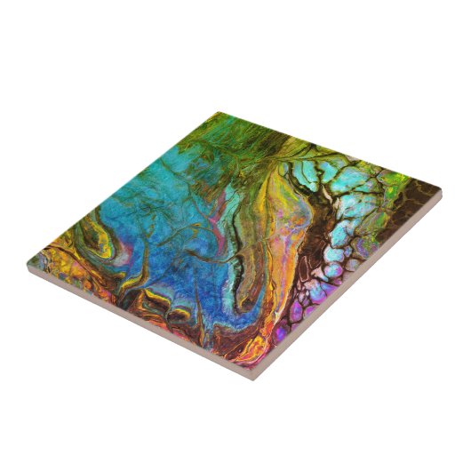 Abstract382 Tegeltje (Zijkant)