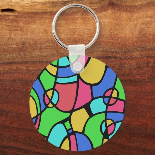 Abstract 02 sleutelhanger (Voorkant)
