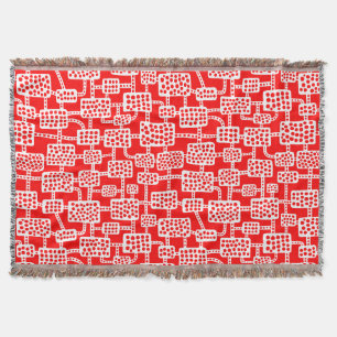 Abstract 041113 - Wit op Rood Deken