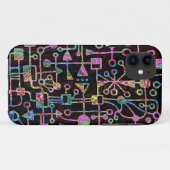 Abstract 090112 v1 Case-Mate iPhone case (Achterkant (horizontaal))