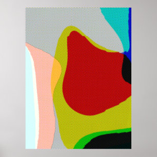 Abstract 1117 - Colorful Pop Art Poster