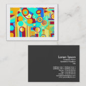 Abstract 120711 (grens) visitekaartje (Voorkant / Achterkant)