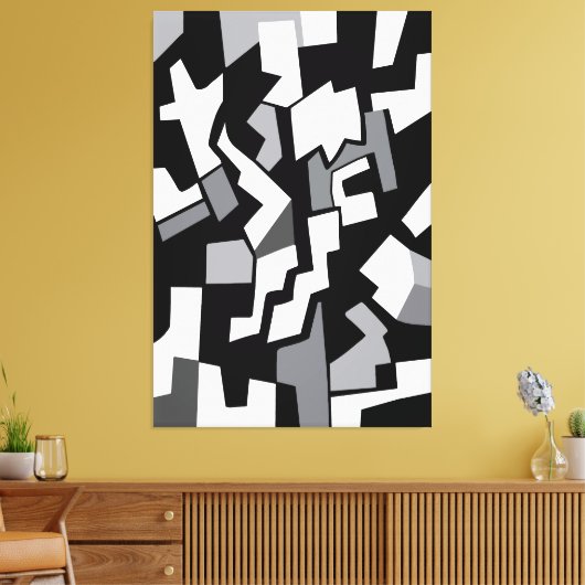 Abstract 120720 canvas afdruk (Insitu (Woonkamer))
