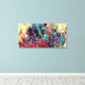 Abstract 14001 canvas afdruk (Insitu (Houten vloer))