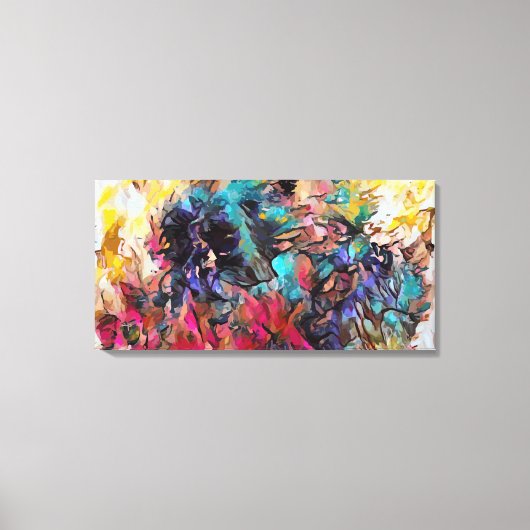 Abstract 14001 canvas afdruk (Voorkant)