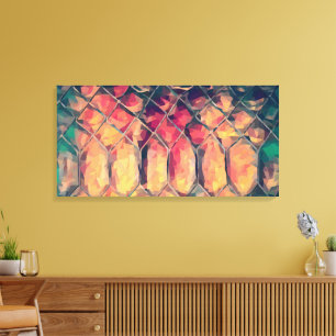 Abstract 14061 canvas afdruk