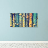 Abstract 14072 canvas afdruk (Insitu (Houten vloer))