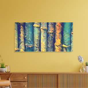 Abstract 14072 canvas afdruk