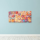 Abstract 14082 canvas afdruk (Insitu (Houten vloer))