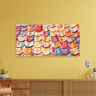 Abstract 14082 canvas afdruk