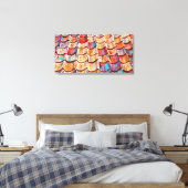 Abstract 14082 canvas afdruk (Insitu (Slaapkamer))