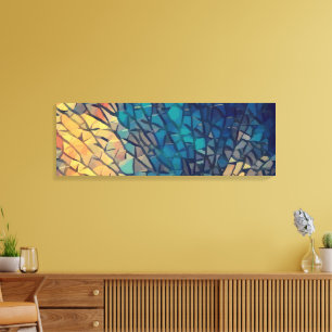Abstract 14130 canvas afdruk