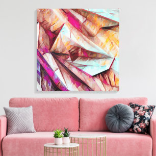 Abstract 14186 canvas afdruk