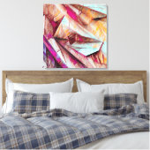 Abstract 14186 canvas afdruk (Insitu (Slaapkamer))