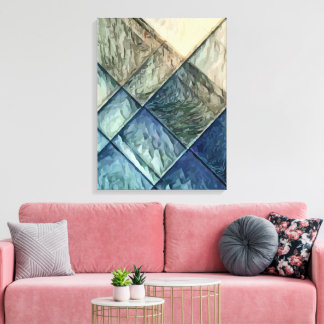 Abstract 14187 canvas afdruk