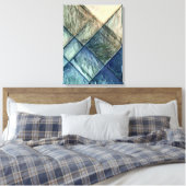 Abstract 14187 canvas afdruk (Insitu (Slaapkamer))