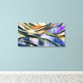 Abstract 14218 canvas afdruk (Insitu (Houten vloer))