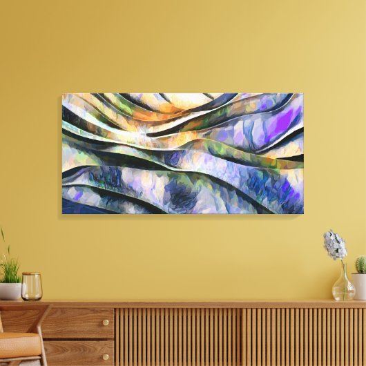 Abstract 14218 canvas afdruk (Insitu (Woonkamer))