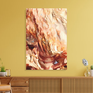 Abstract 14253 canvas afdruk