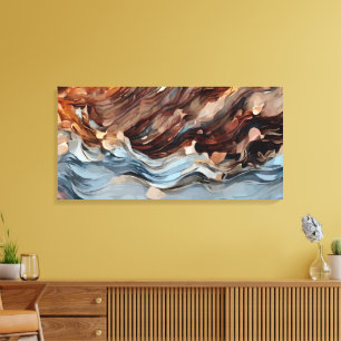 Abstract 14254 canvas afdruk