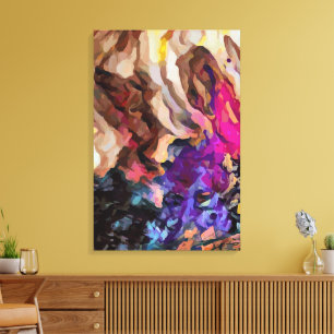 Abstract 14265 canvas afdruk