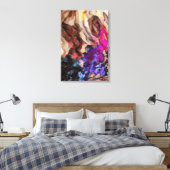 Abstract 14265 canvas afdruk (Insitu (Slaapkamer))
