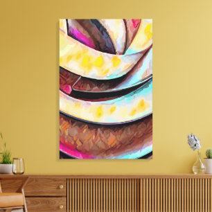Abstract 14294 canvas afdruk