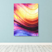 Abstract 14321 canvas afdruk (Insitu (Houten vloer))