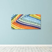 Abstract 14331 canvas afdruk (Insitu (Houten vloer))