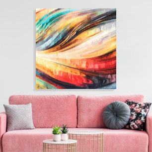 Abstract 14339 canvas afdruk