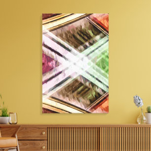 Abstract 14365 canvas afdruk