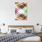 Abstract 14365 canvas afdruk (Insitu (Slaapkamer))