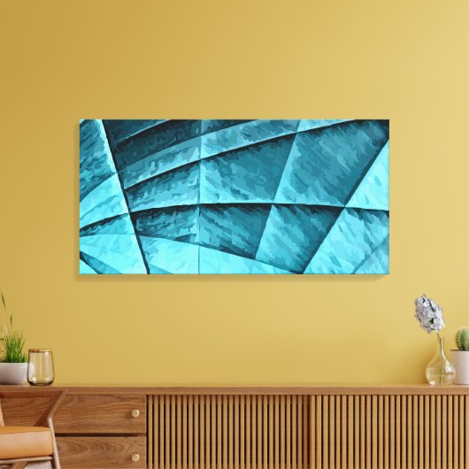 Abstract 14409 canvas afdruk (Insitu (Woonkamer))