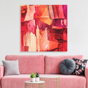 Abstract 14458 canvas afdruk