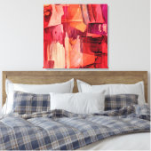 Abstract 14458 canvas afdruk (Insitu (Slaapkamer))