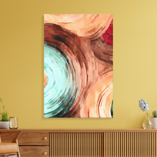 Abstract 14493 canvas afdruk
