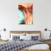 Abstract 14493 canvas afdruk (Insitu (Slaapkamer))