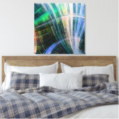 Abstract 14507 canvas afdruk (Insitu (Slaapkamer))