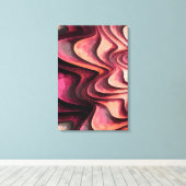 Abstract 14575 canvas afdruk (Insitu (Houten vloer))