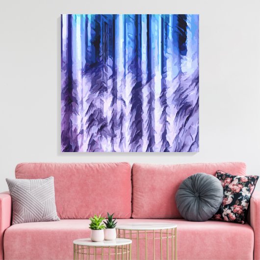 Abstract 14587 canvas afdruk (Insitu (Woonkamer))